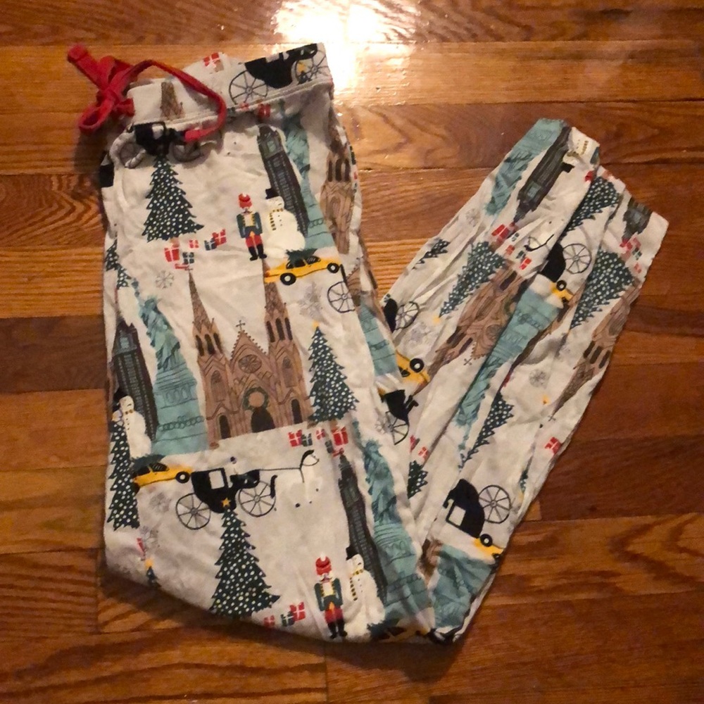 Cynthia Rowley City Christmas pajama pants